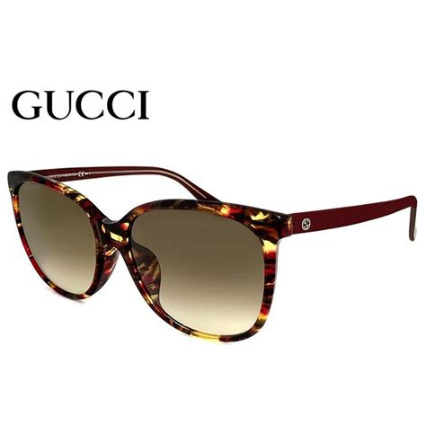 Gucci GG3754/F/S Asian Fit 17R/CC Sunglasses in Red